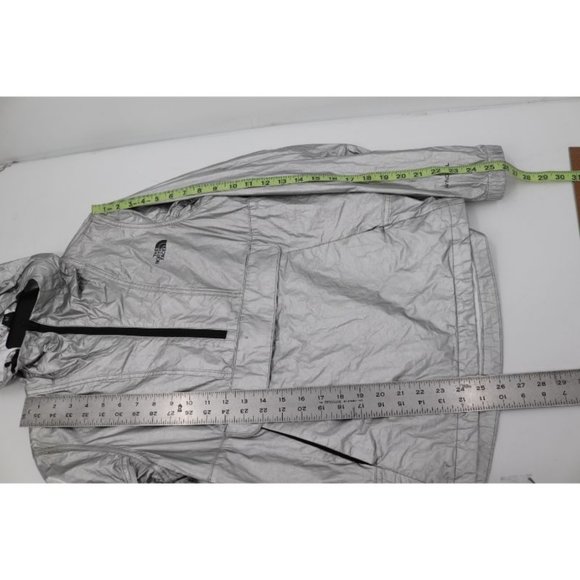 The north face Women's‎ small windwall crew run gray wind anorak hooded jacket - Picture 7 of 14